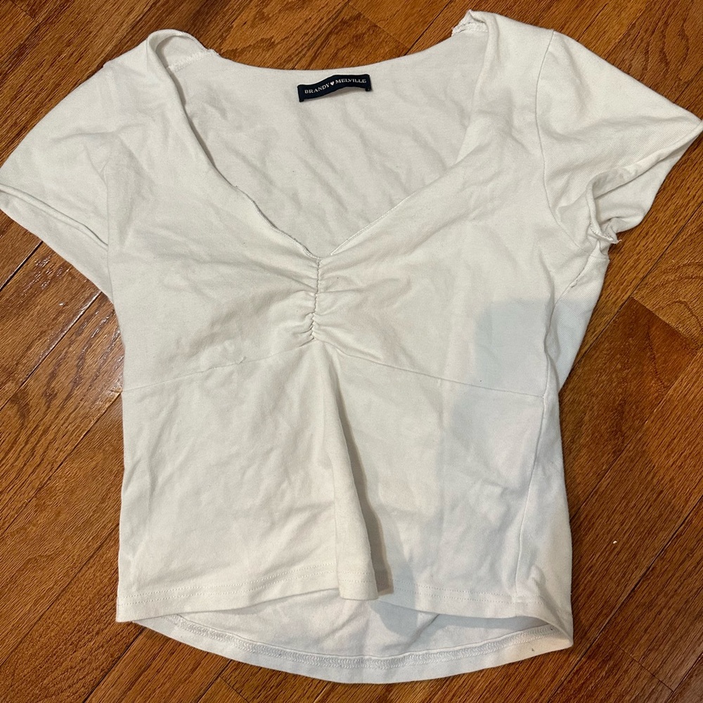 JOHN GALT BRANDY WHITE GINA CINCHED TOP